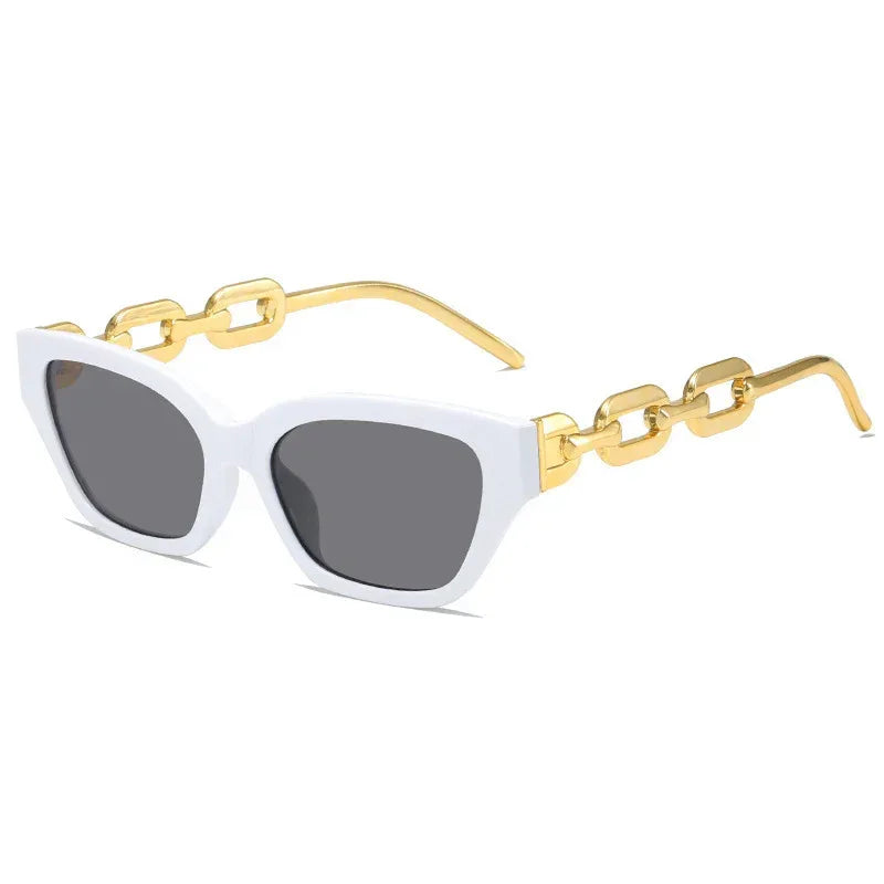 Retro Modern Thick Frame Sunglasses - Viexta