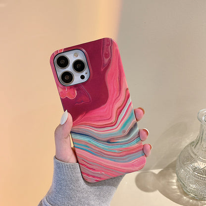 Water Sticker Marbling iPhone Case