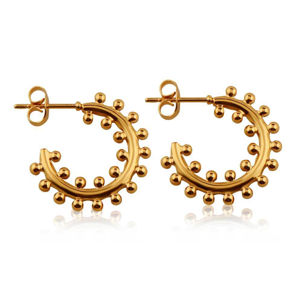 Trendy Titanium Steel18K Earrings