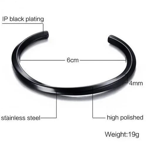 Square Twisted Stainless Steel Bracelet - Viexta