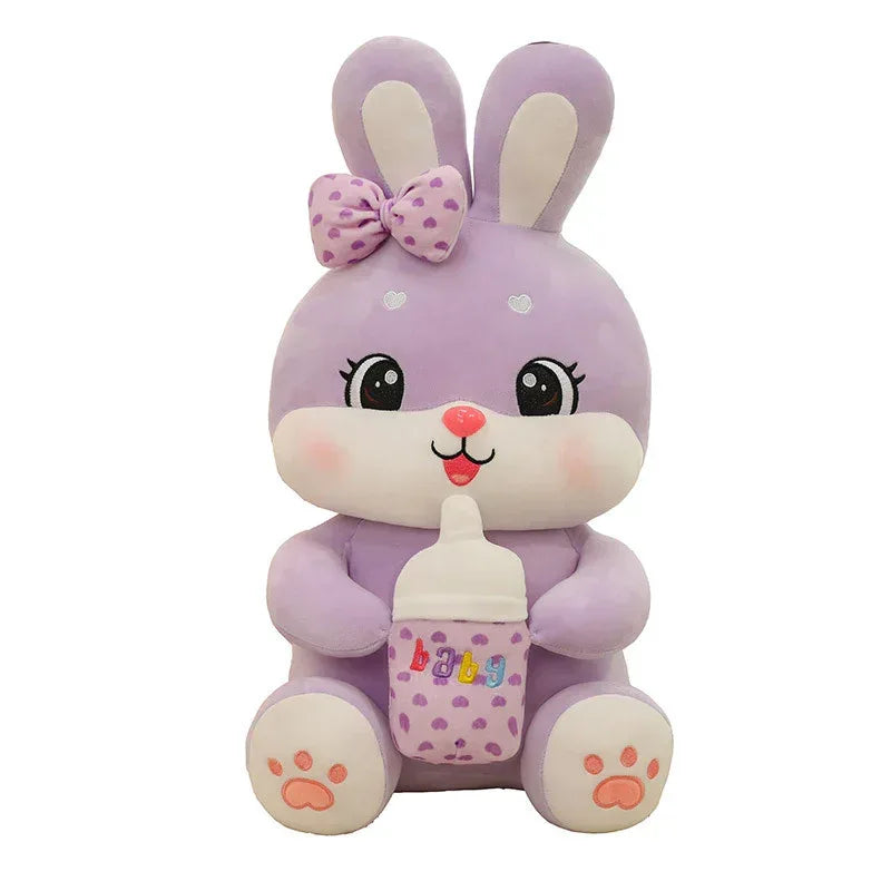 Milk Bottle Rabbit Plush Toy - Viexta