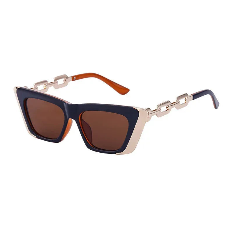 chain-small-frame-sunglasses - Viexta
