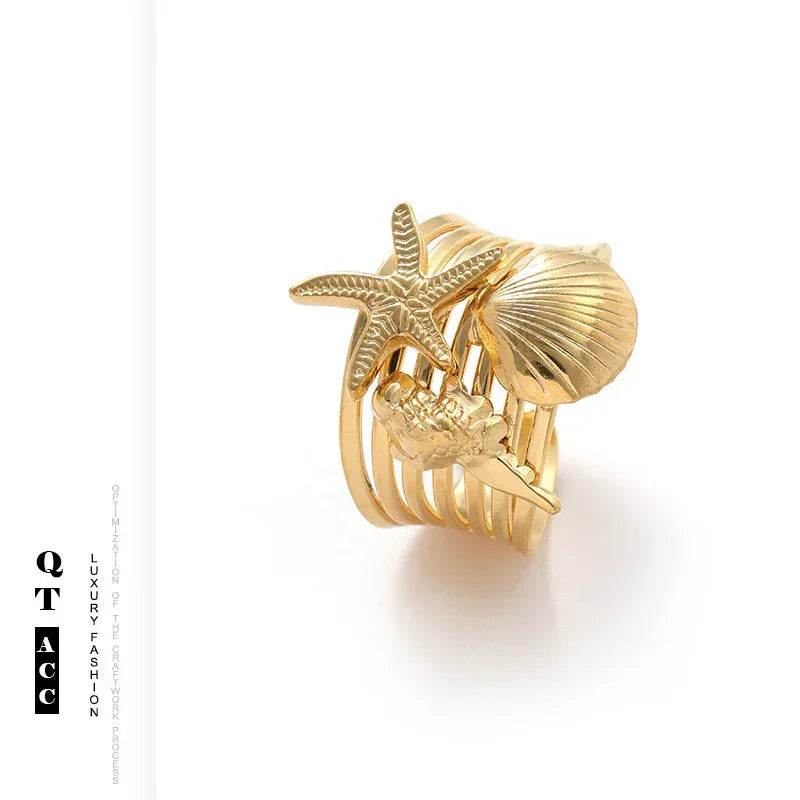 American Retro Stainless Steel Luxe Ring - Viexta