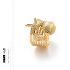 American Retro Stainless Steel Luxe Ring - Viexta