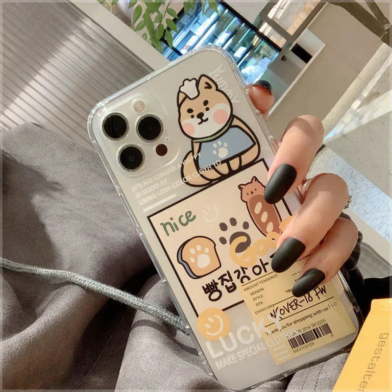 Baked Dog Airbag Silicone iPhone Case - Viexta