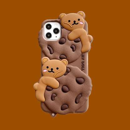 Cute Cookie Bear iPhone Case