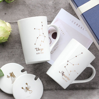 Twelve Constellation Ceramic Cup Set