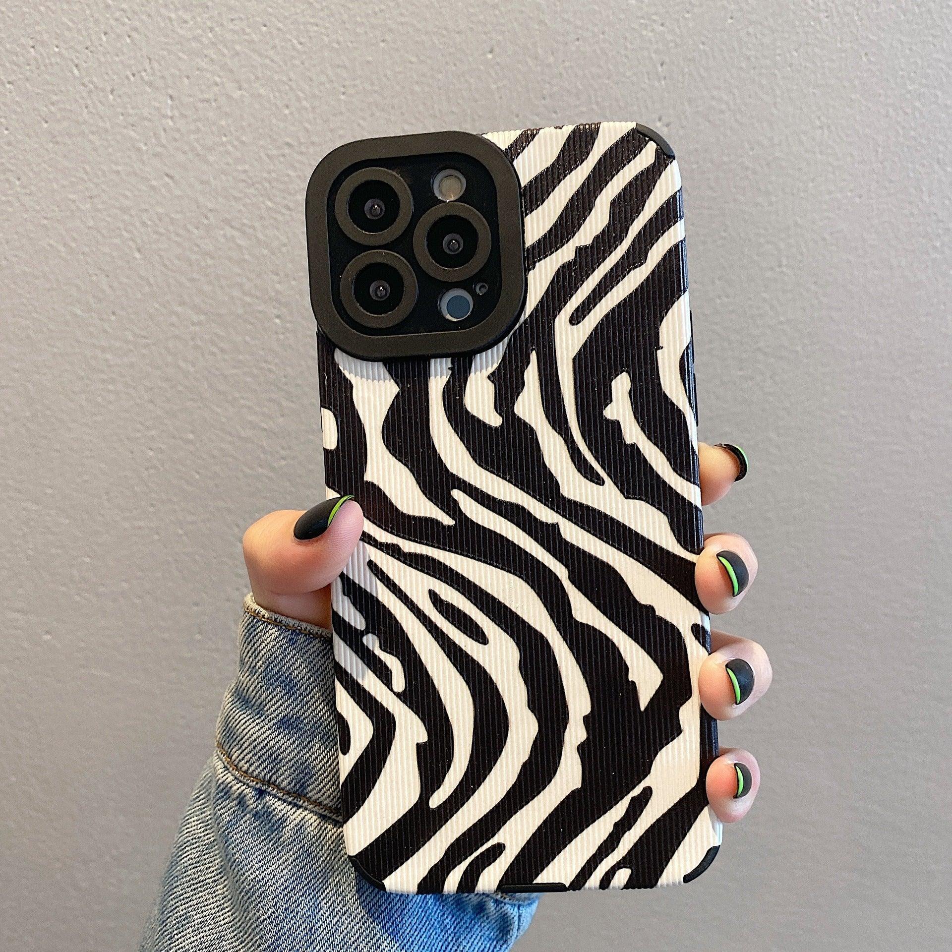 Creative Zebra Pattern Fashion iPhone Case - Viexta
