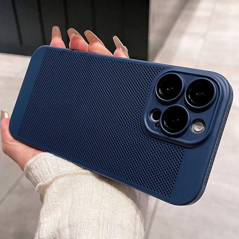 Ultra-thin Breathable With Lens Protector iPhone Case - Viexta
