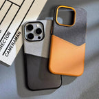 Cloth Pattern Leather Magnetic Suction iPhone case - Viexta