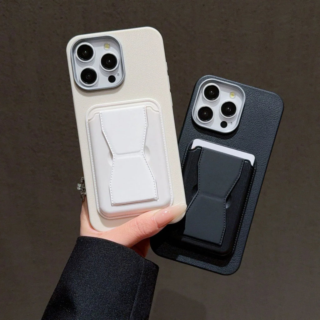 Leather Card Holder iPhone case - Viexta