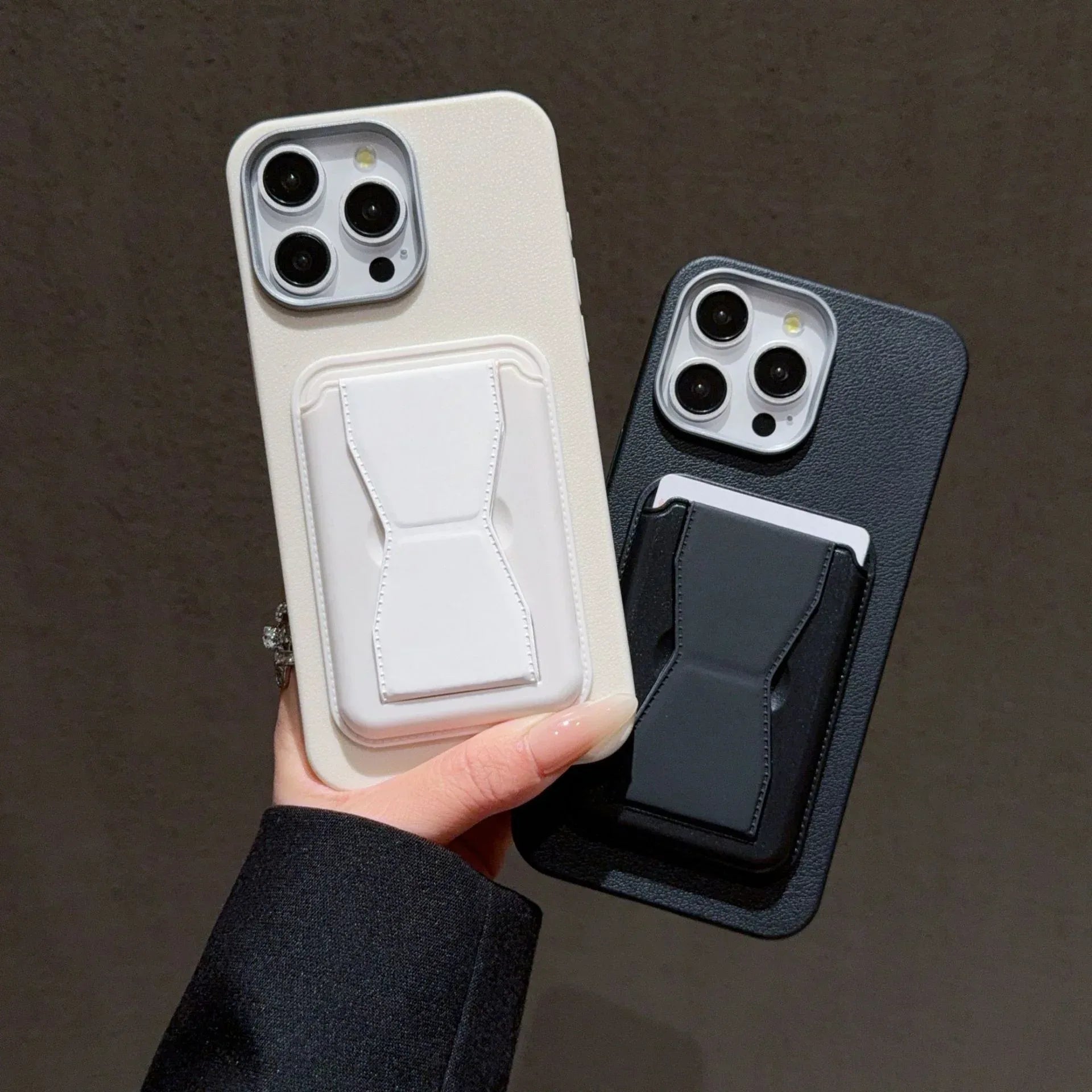 Leather Card Holder iPhone case - Viexta