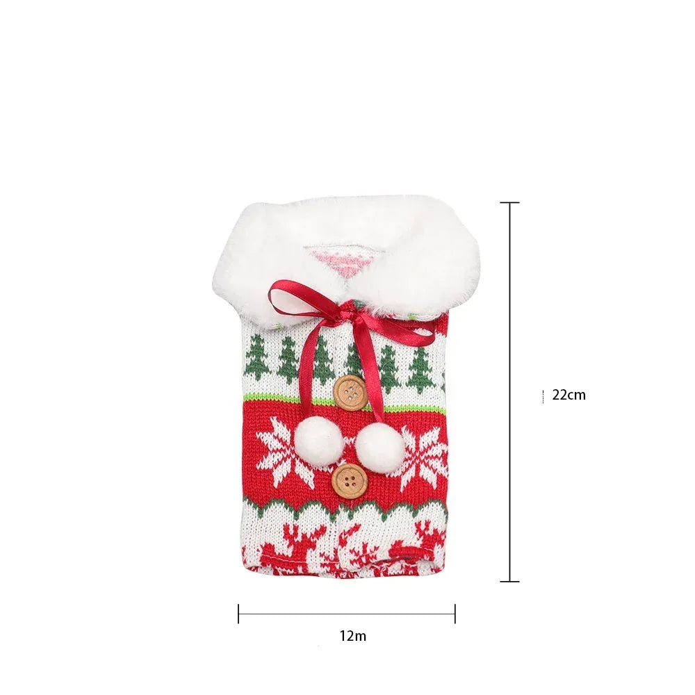 christmas-decorations-christmas-wine-bottle-socks - Viexta