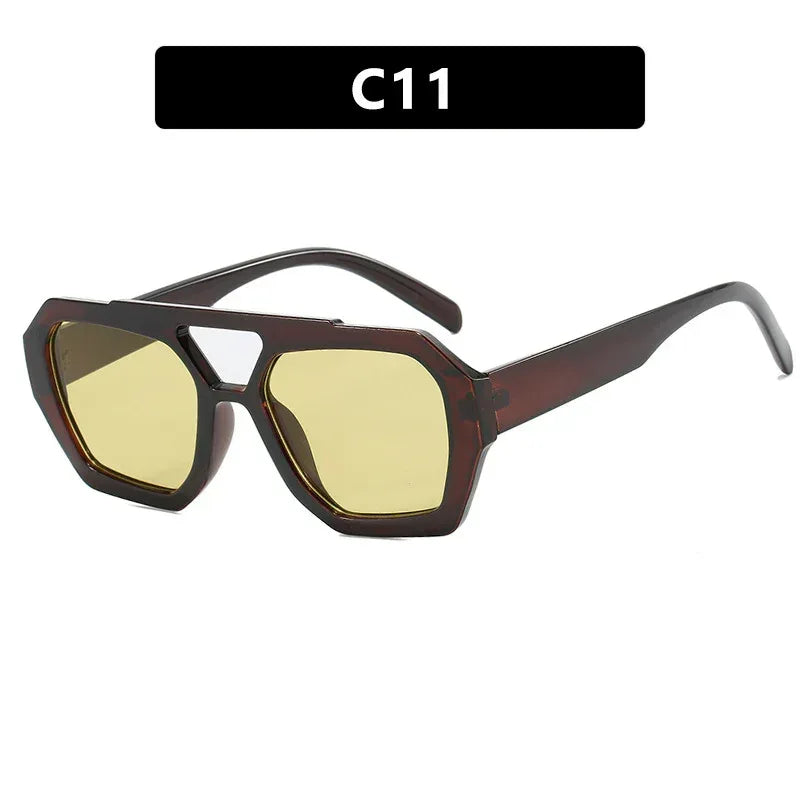 Ins Big Frame Leopard Sunglasses - Viexta