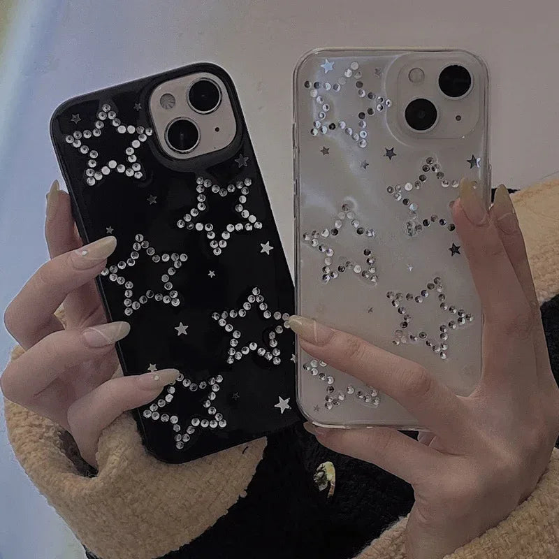 Rhinestone Black XINGX iPhone Case - Viexta