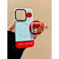 Cute Tomato Cutting Board Magnetic Bracket iPhone Case - Viexta