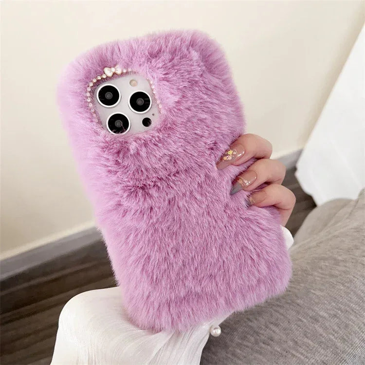 winter-plush-warm-iphone-case - Viexta