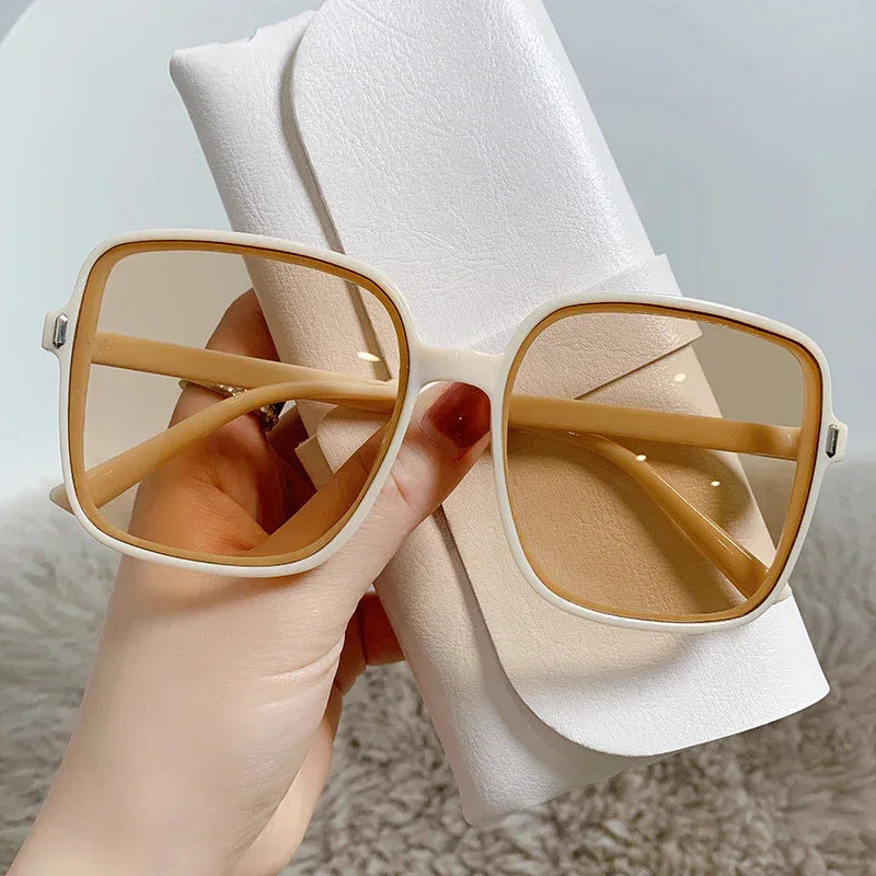 Square UV Protection Vintage Sunglasses - Viexta