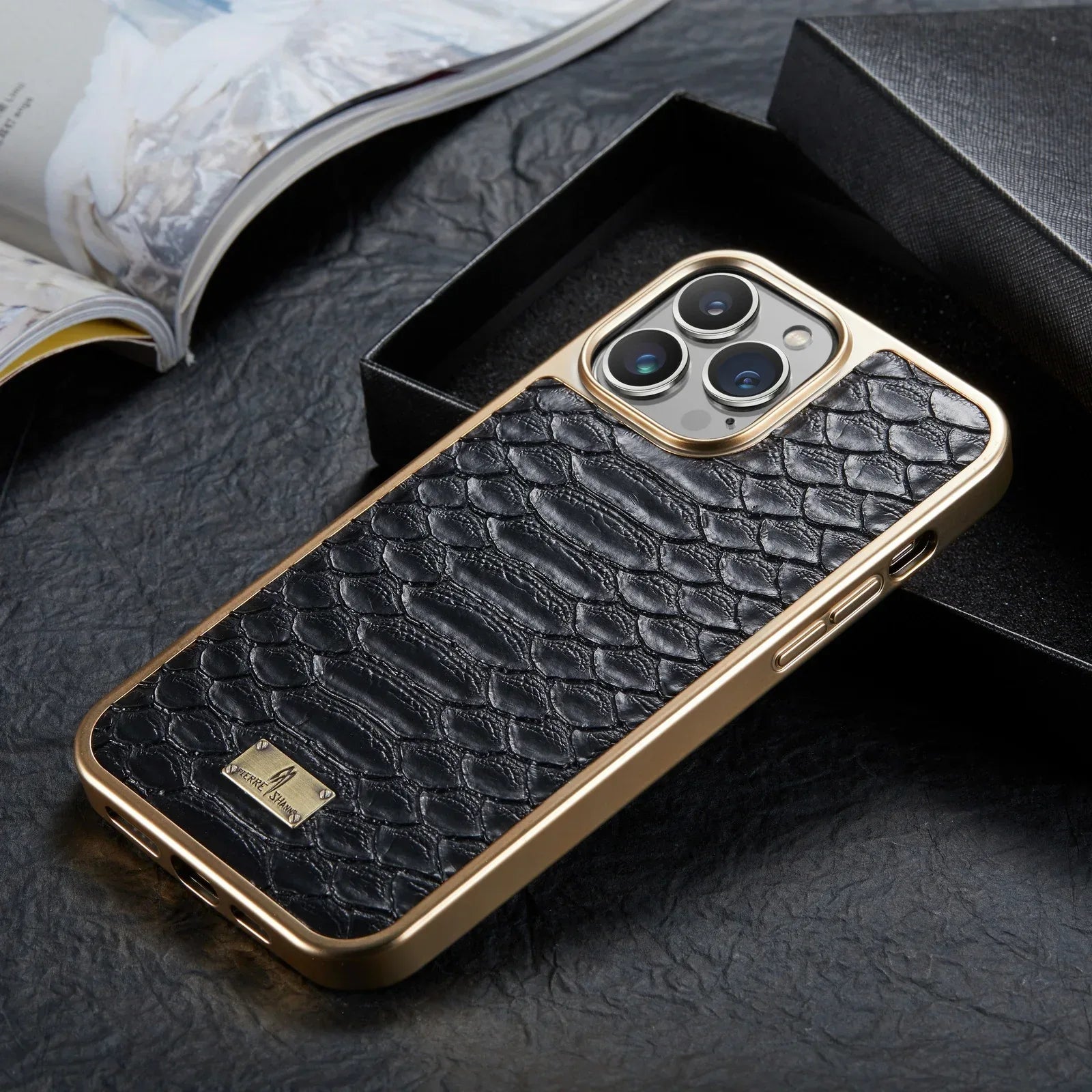 Python Pattern Business Electroplating iPhone Case - Viexta