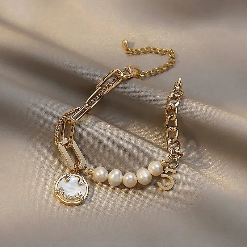 Women's Minimalist Pearl Bracelet - Viexta