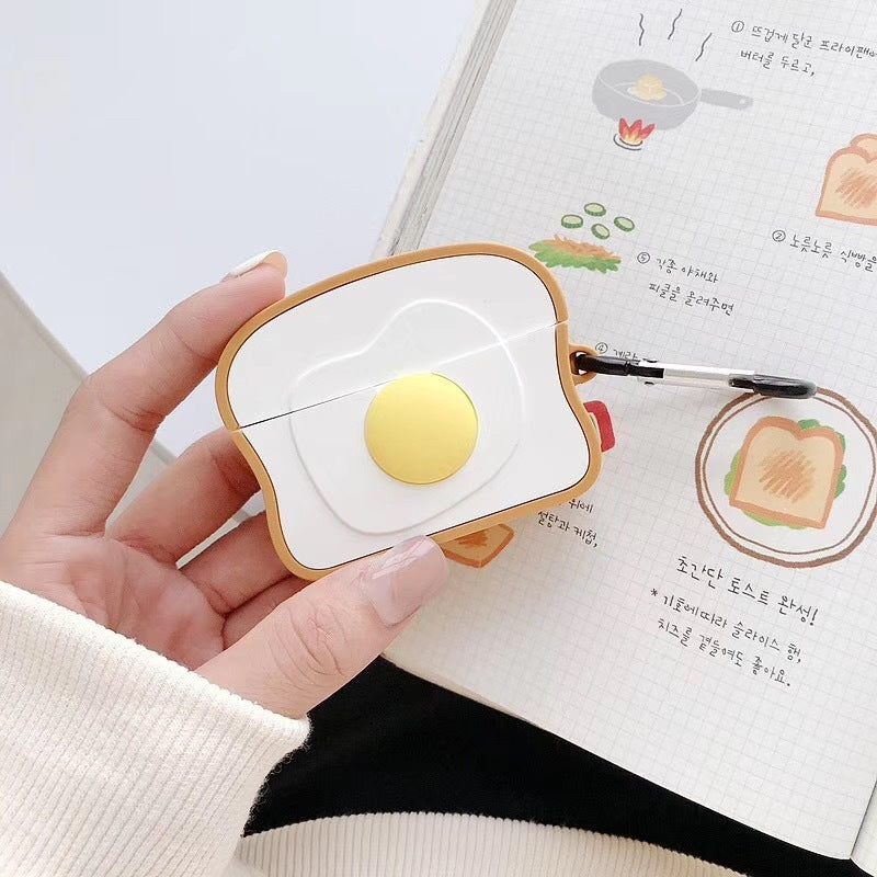 Breakfast Egg Toast Airpod Case