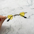Love Retro Small Frame Eyes Glasses - Viexta
