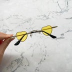 Love Retro Small Frame Eyes Glasses - Viexta