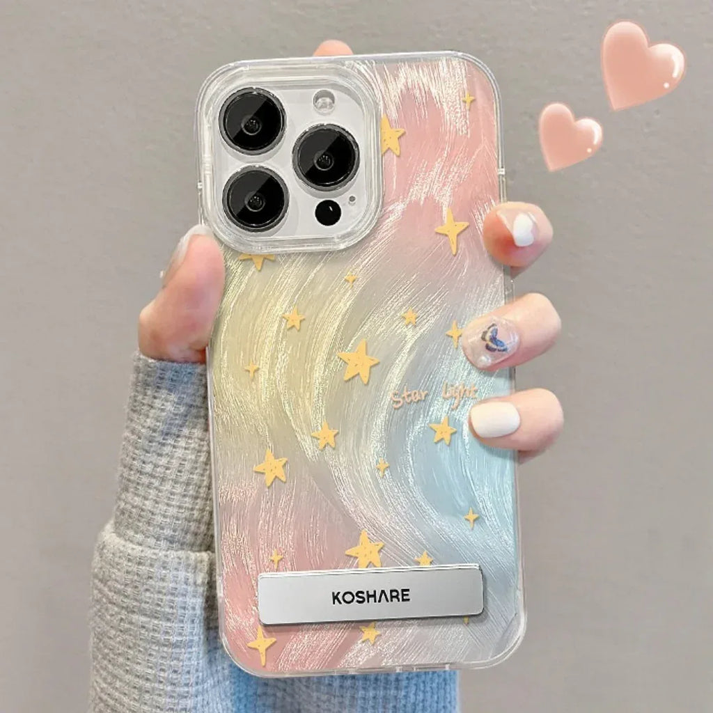 Smudging Star Bracket iPhone Case - Viexta