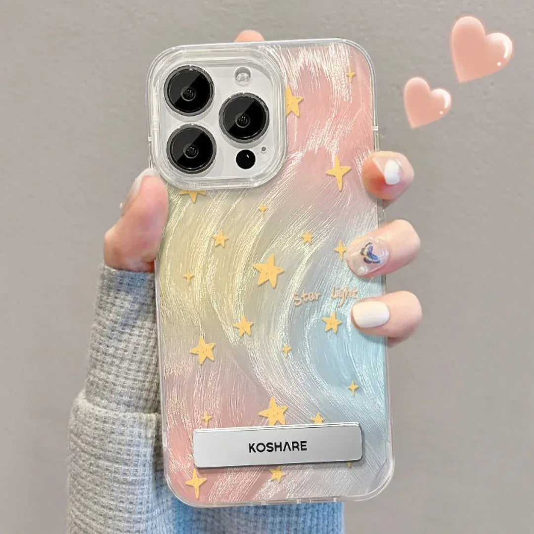 Smudging Star Bracket iPhone Case - Viexta
