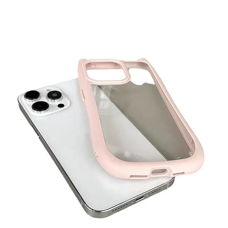 Cute Three-dimensional Cat Ears iPhone Case - Viexta