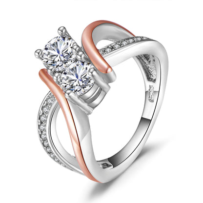 Women's Rose Gold Plated Ring