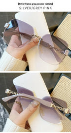 Fashion Large Frame Retro Sunglasses - Viexta