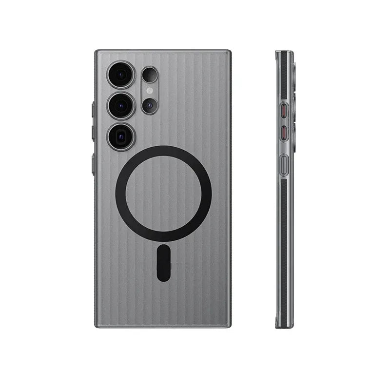 pc-non-slip-frosted-magnetic-samsung-phone-case - Viexta