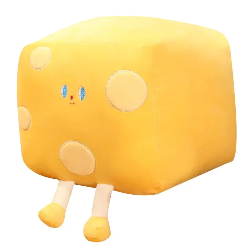 Children's Cube Butter And Cheese Pillow Plush Toys - Viexta