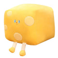 Children's Cube Butter And Cheese Pillow Plush Toys - Viexta