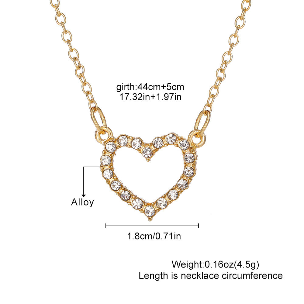 Rhinestone Diamond Multi-layer Necklace