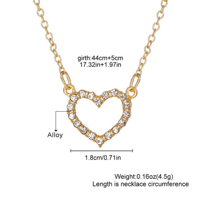 Rhinestone Diamond Multi-layer Necklace