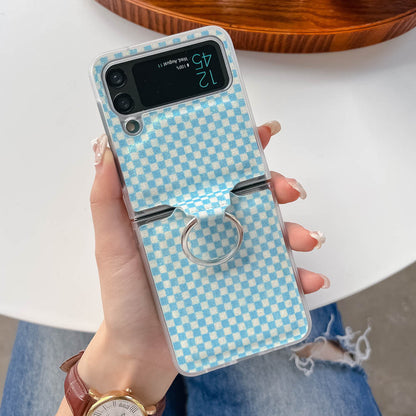 Foldable Screen Plaid Samsung Case