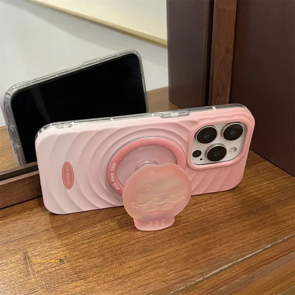 Personalized Gradient Ripple iPhone Cases - Viexta