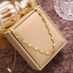 Heart-Shaped Chain Titanium Steel Necklace