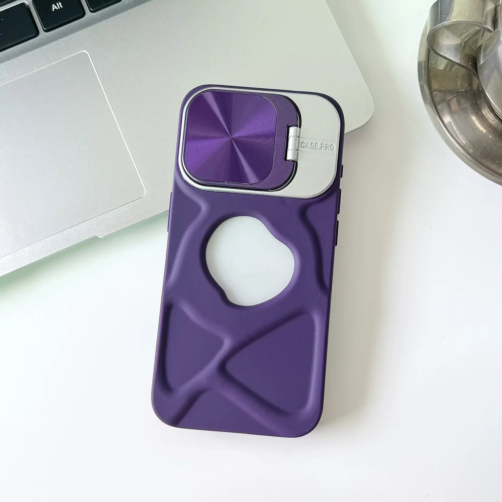 Lens Bracket Magnetic Sucker iPhone Case - Viexta