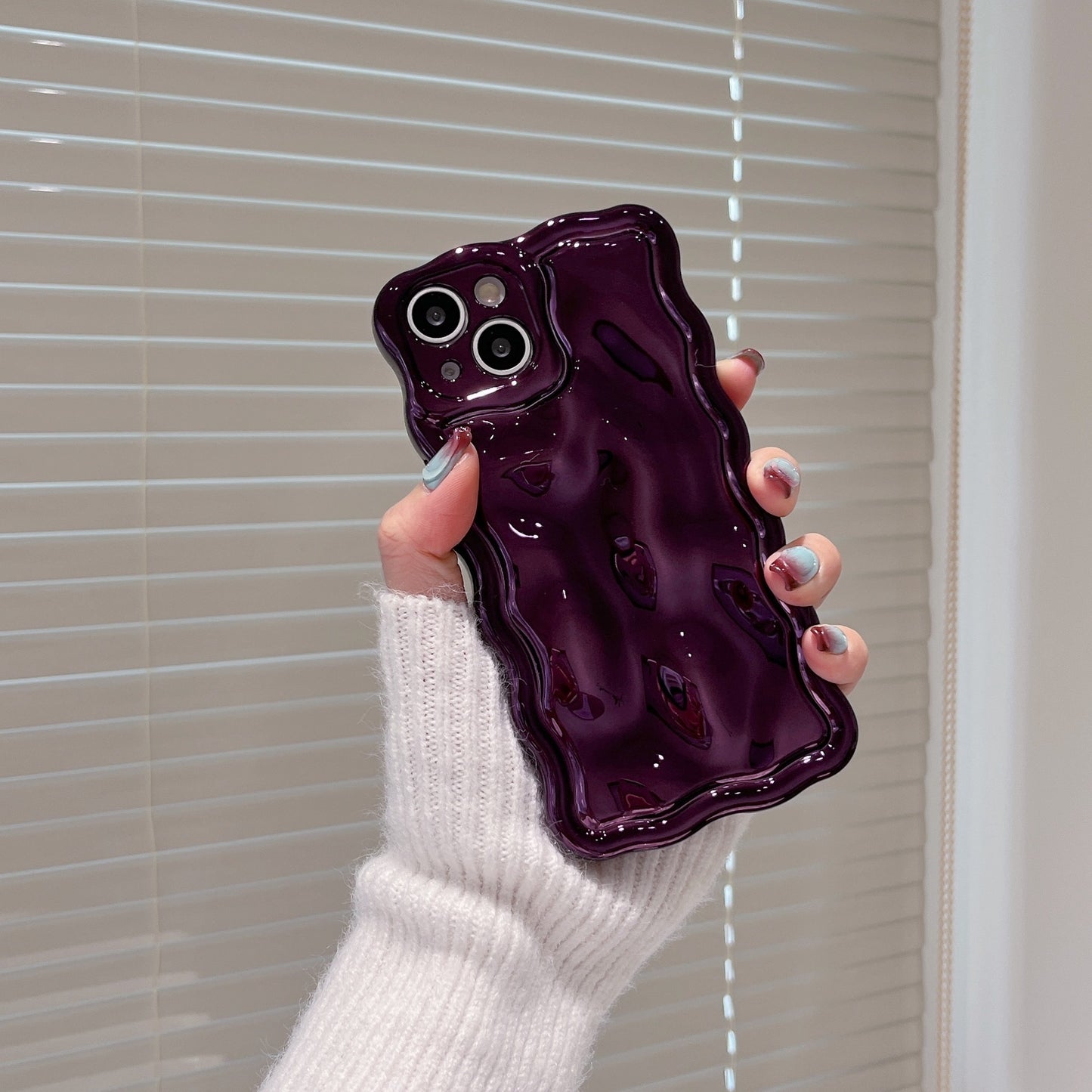 Niche Wind Wave Shell iPhone case