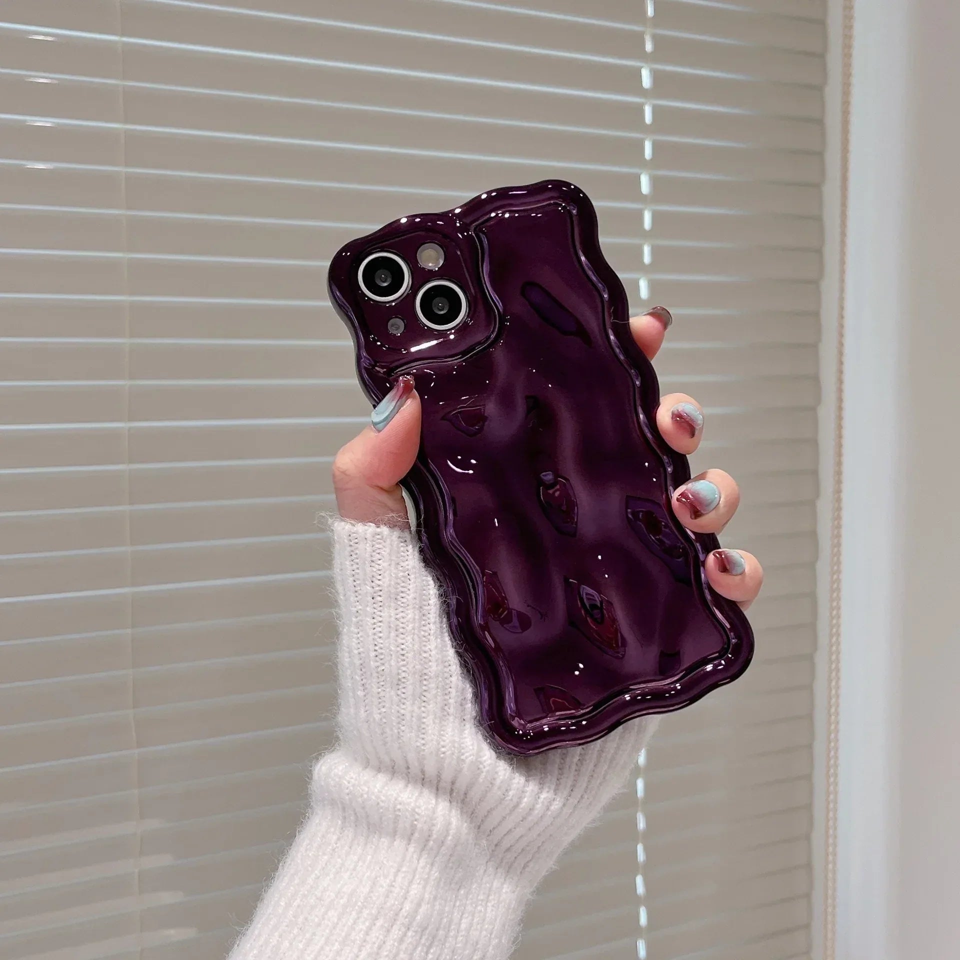 Niche Wind Wave Shell iPhone case - Viexta