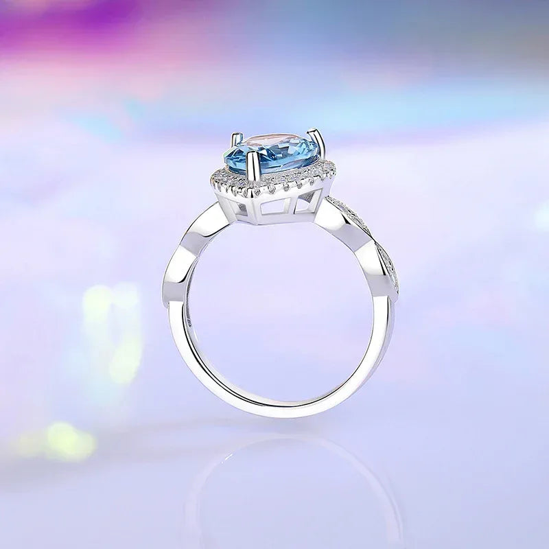 ocean-blue-princess-s925-sterling-ring - Viexta
