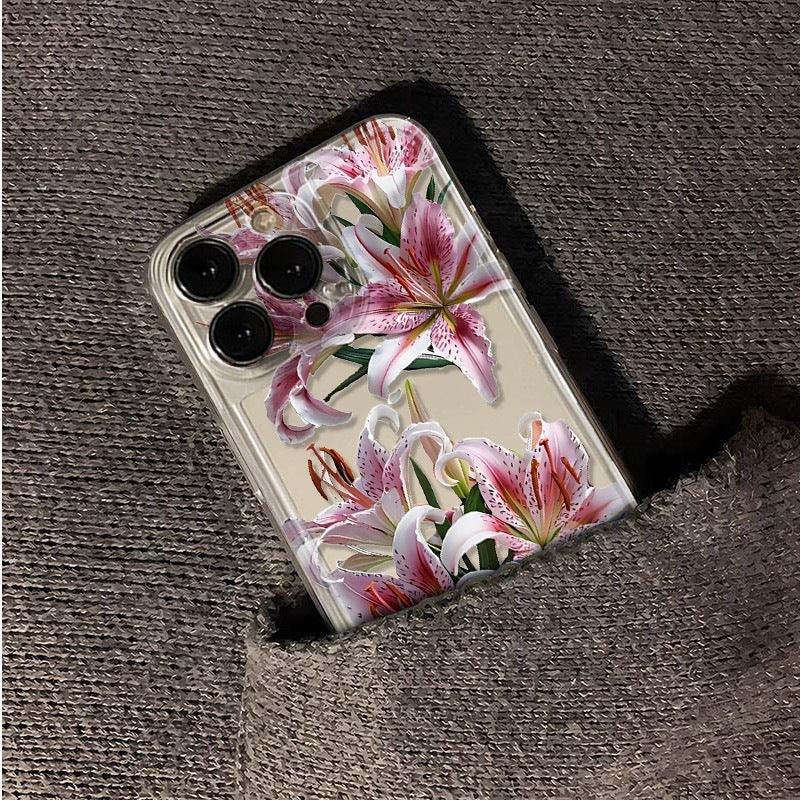 Versatile Flower Transparent TPU iPhone Case - Viexta