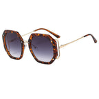 Polygon Large Frame Sunglasses - Viexta