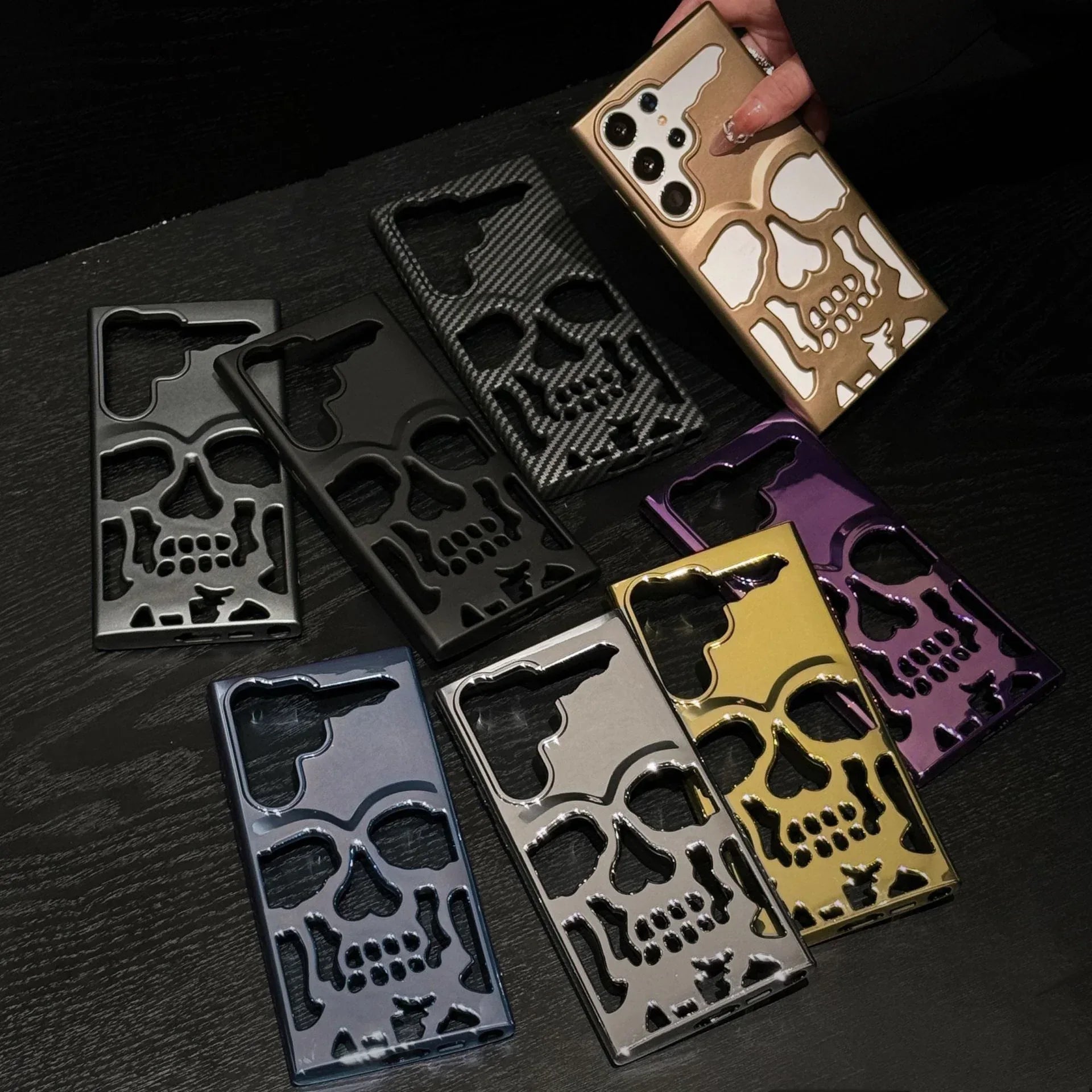 Hollow Skull Personality Creative Samsung Case - Viexta