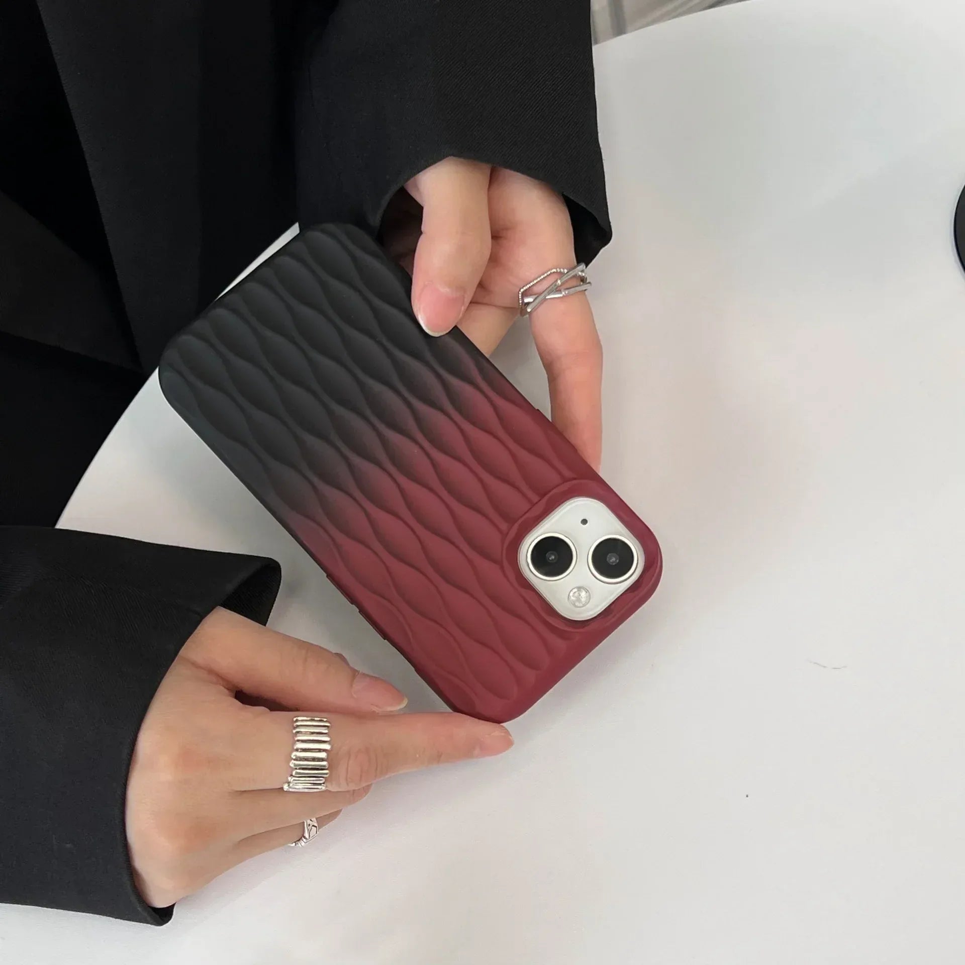 Gradient Three-dimensional iPhone case - Viexta