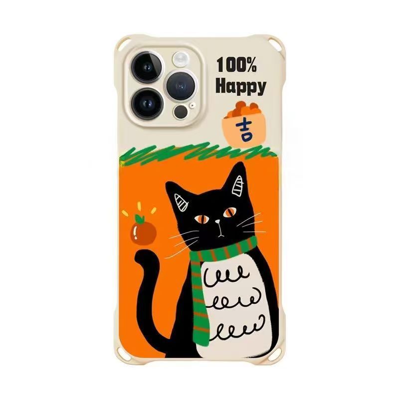 Scarf Cat iPhone Lanyard Case