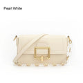 French Minority Textured Shoulder Crossbody Bag - Viexta